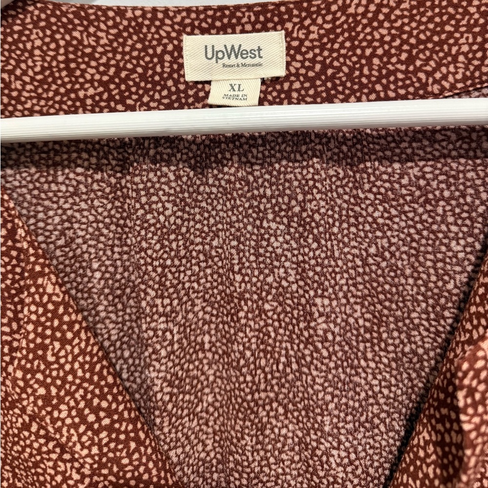 UpWest Maroon Textured Cardigan